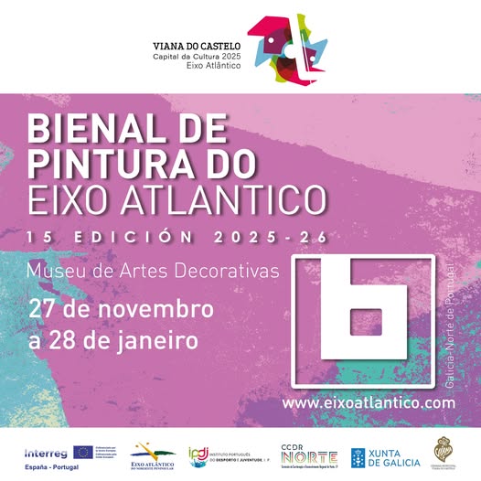 Bienal de Pintura do Eixo Atlântico patente no Museu de Artes Decorativas